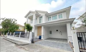 For sale: 2-storey detached house, Perfect Place Sukhumvit 77-Suvarnabhumi, 78 sqw, 3 bedrooms, corner, newly renovated.