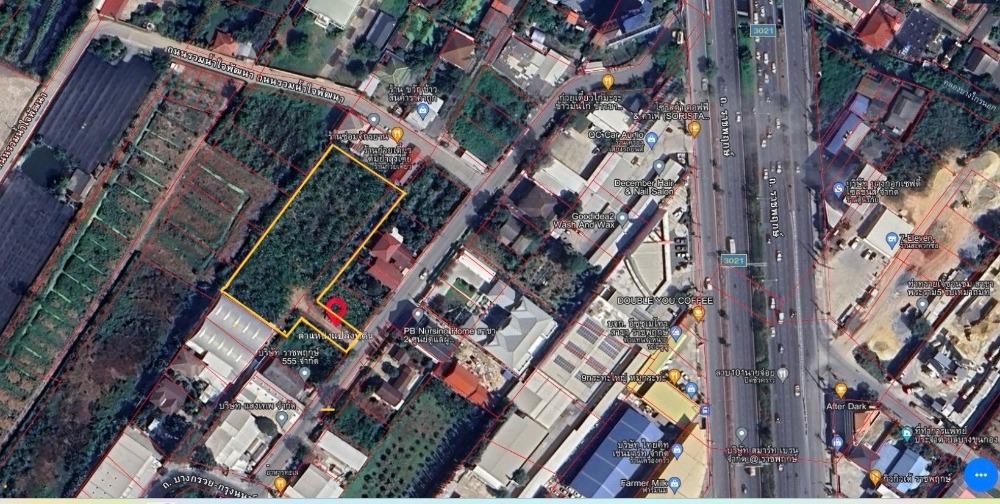 Land for sale, beautiful plot, area almost 2 and a half rai or 968 sq m., near HomePro, Ratchaphruek Road, 350 meters from Ratchaphruek Road, suitable for hotel, condominium, warehouse. – รูปที่ 4