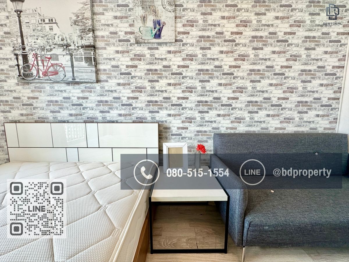 Bestdeal ขายด่วน/for Sell Studio 22 sqm.ห้องสวย เฟอร์ครบ ขายเพียง 2.95 ล้านเท่านั้น   ดูลงทุนไม่ควรพลาด ใกล้MRT และ เซ็นทรัลพระราม 9 เพียง 80 ม. – รูปที่ 2