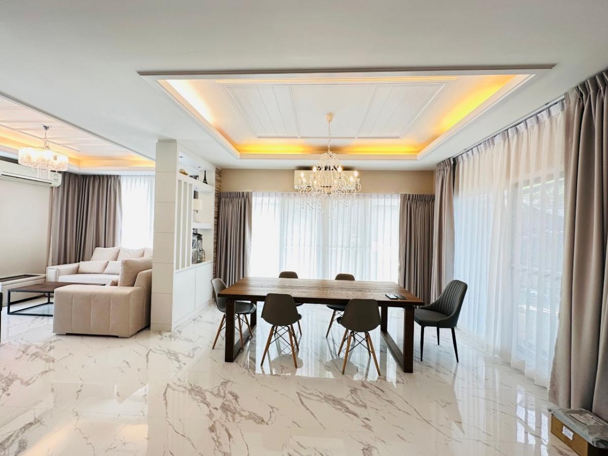 ให้เช่าบ้านเดี่ยววรารมย์พรีเมี่ยมวัชรพลจตุโชติ สวย Luxury พร้อมสระว่ายน้ำส่วนตัว🏄‍♀️💸🎊獨棟出租，Vararom Premium Watcharapol Chatuchot，美麗，豪華，帶私人游泳池 – รูปที่ 4