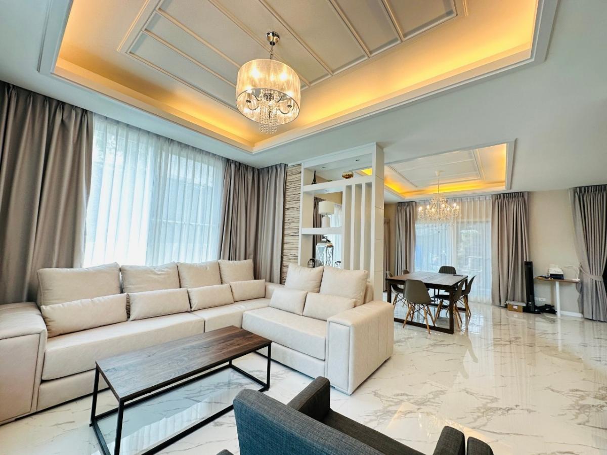 ให้เช่าบ้านเดี่ยววรารมย์พรีเมี่ยมวัชรพลจตุโชติ สวย Luxury พร้อมสระว่ายน้ำส่วนตัว🏄‍♀️💸🎊獨棟出租，Vararom Premium Watcharapol Chatuchot，美麗，豪華，帶私人游泳池 – รูปที่ 2