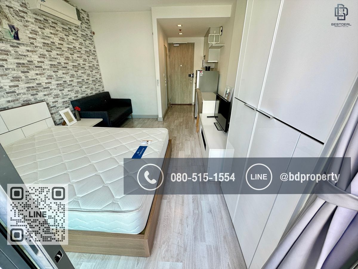 Bestdeal ขายด่วน/for Sell Studio 22 sqm.ห้องสวย เฟอร์ครบ ขายเพียง 2.95 ล้านเท่านั้น   ดูลงทุนไม่ควรพลาด ใกล้MRT และ เซ็นทรัลพระราม 9 เพียง 80 ม. – รูปที่ 4