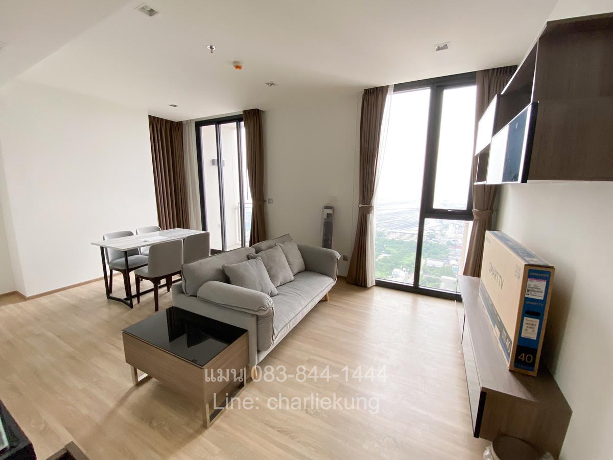 For Rent!🔥The Line Phahon-Pradipat 2 ห้องนอน 65.5 ตรม ชั้น 40+ ทิศเหนือ 🔥เพียง 45,000 บาท/เดือน🔥