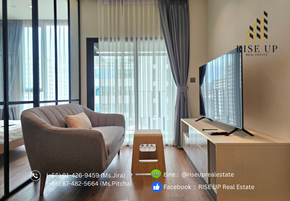 ปล่อยเช่า 📣 คอนโด Muniq สุขุมวิท 23, 1 ห้องนอน 1 ห้องน้ำ, 35 ตรม., 37,000 บาท/เดือน 🐶🐱 Pet friendly – รูปที่ 3