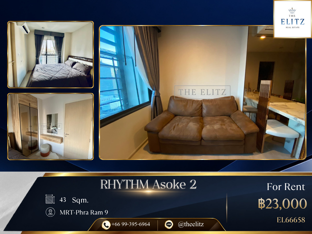 ✨ Modern High-Rise Luxury Living near Asoke-Rama 9 CBD | Pnoramic city views & MRT Proximity - Ultimate Urban Convenience ✨