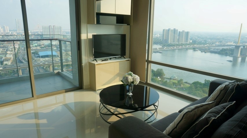 💎 For rent, Star View Rama 3, high floor, city view and Chao Phraya River