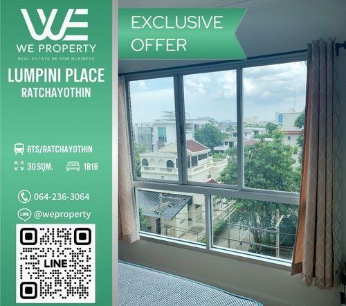 North, fully furnished⭐Lumpini Place Ratchayothin (Lumpini Place Ratchayothin)