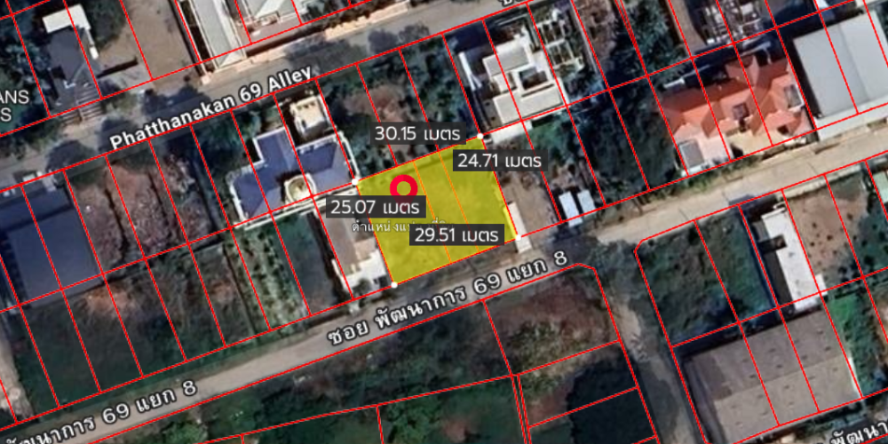 Land Pattanakarn 69 / 748 Square Metre (FOR SALE) TIK513