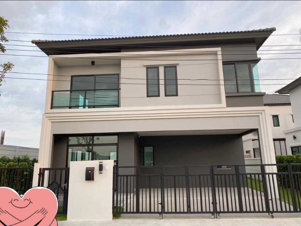 S-GORW101 ขาย บ้านเดี่ยว แกรนด์ บริทาเนีย วงแหวน รามอินทรา 2ชั้น  ขนาด 52.2ตรว. พื้นที่ใช้สอย 180ตรม. 4นอน 3น้ำ 8.5 ล้าน 064-959-8900