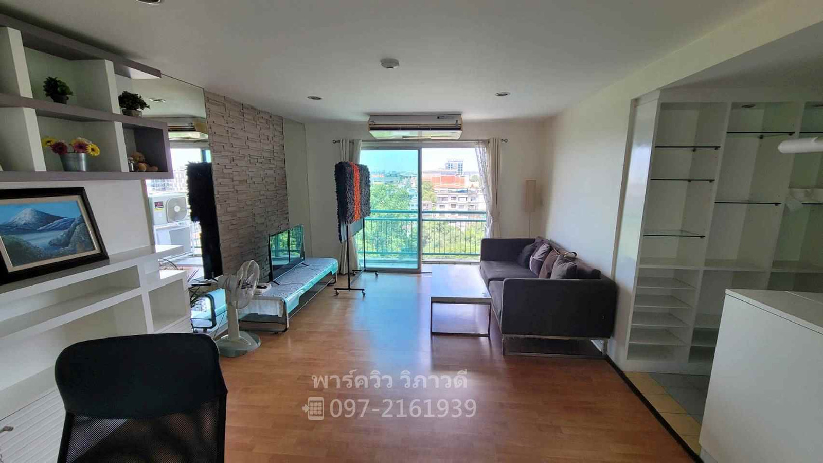 Condo for rent, Park View Vibhavadi, large room, near BTS Lak Si, ready to move in Condo for rent, Park View Vibhavadi, large room, near BTS Lak Si, ready to move in