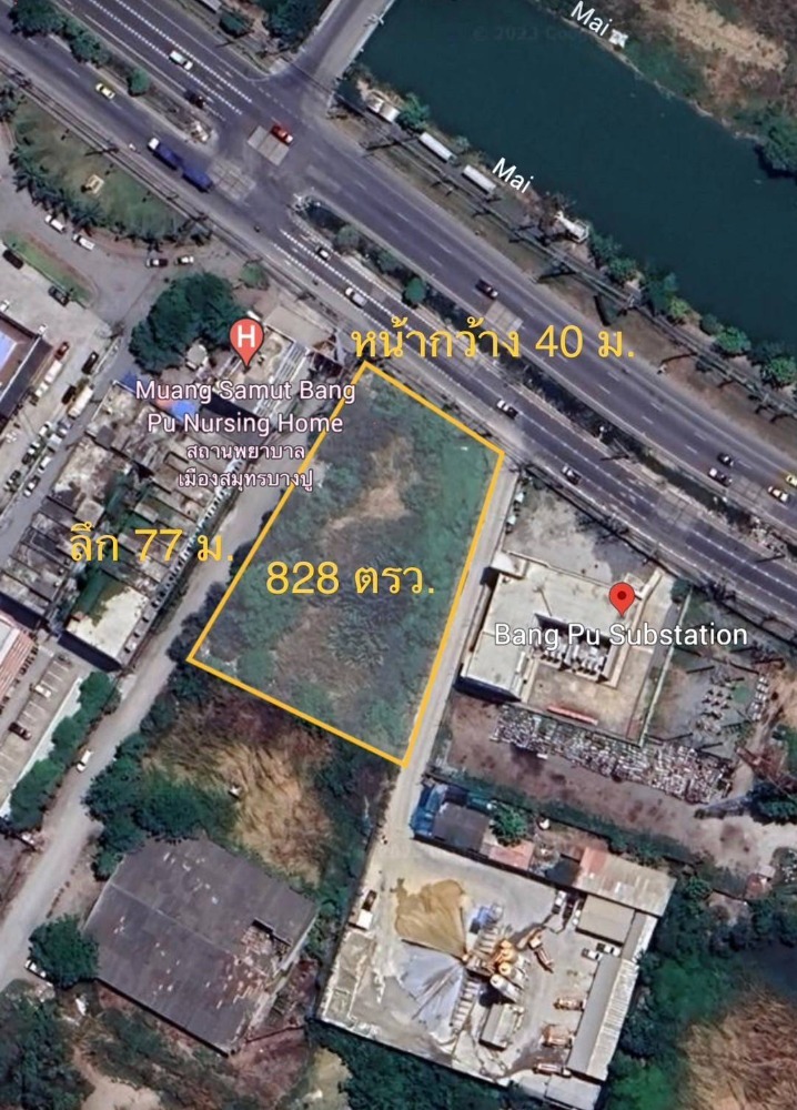 Land for sale, 828 sq m, Bang Pu, Samut Prakan – รูปที่ 2