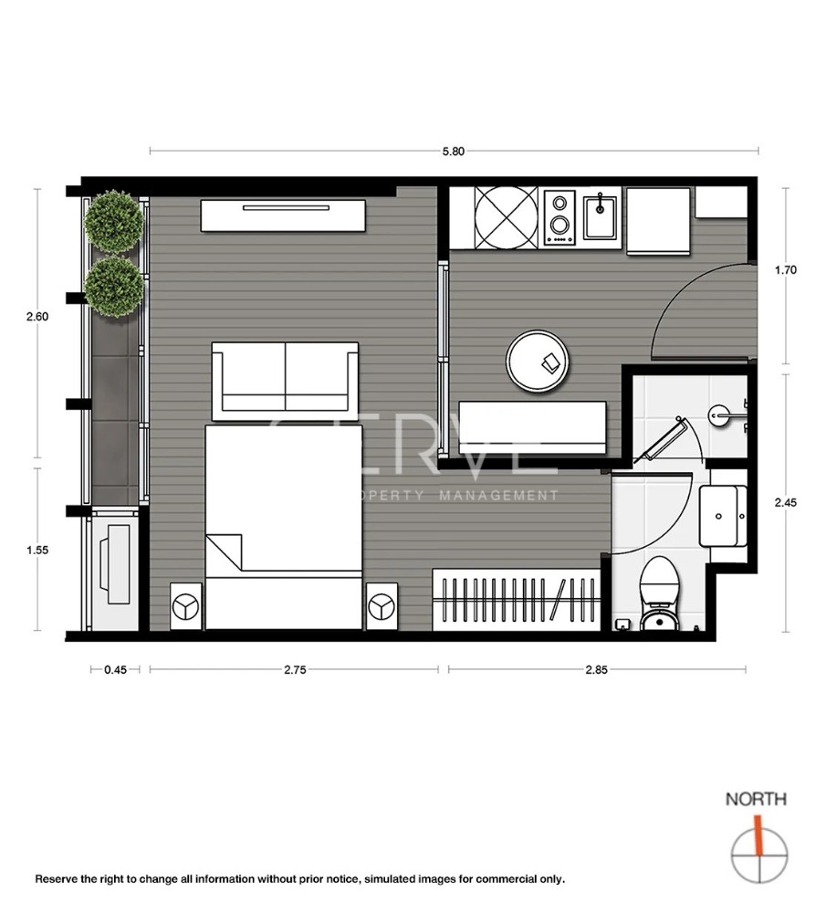 Nice Room Studio High Fl 10+ Good Location Close to BTS Phrom Phong 500 m. at Noble Around 33 Condo / For Sale – รูปที่ 4