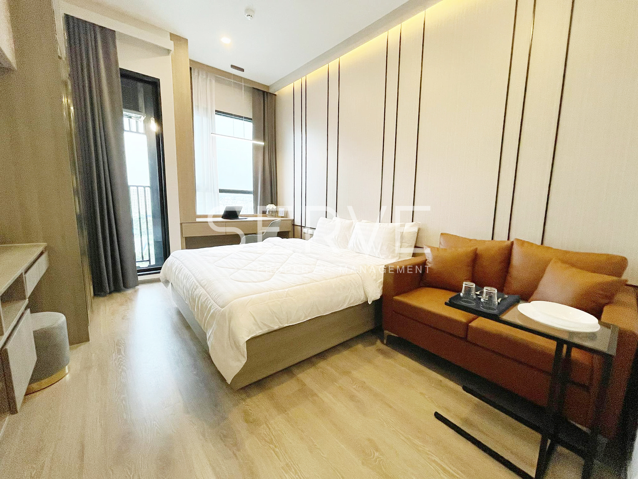 🔥Hot Price and Nice Room Corner Unit Studio with Partition Good Location  BTS ON Nut 650 m. at KnightsBridge Prime Onnut Condo/ Condo For Sale