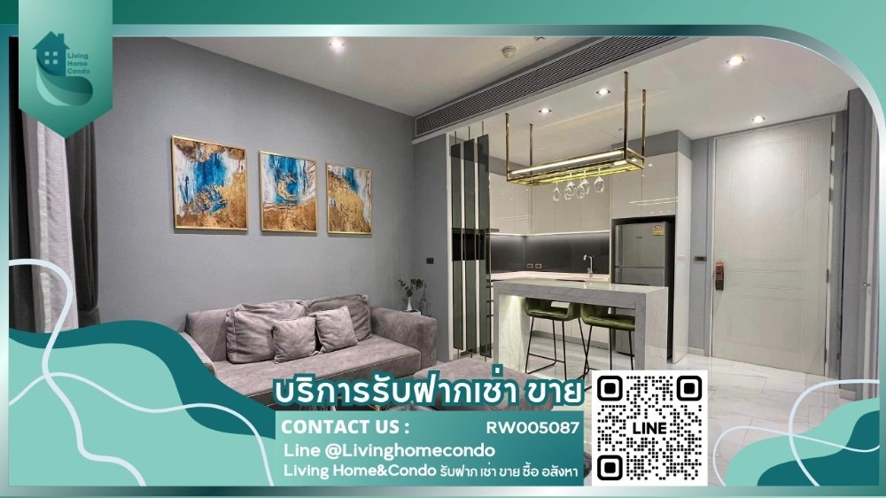 For rent Canapaya Residences ตกแต่งสวย ห้องกว้าง เฟอร์ครบ  วิวเมืองกับแม่น้ำเจ้าพระยา LH-RW005087