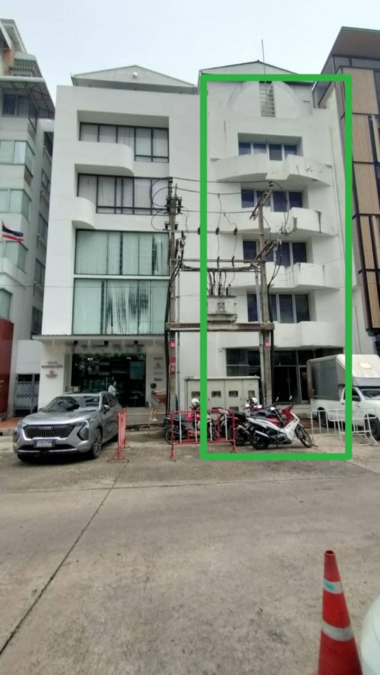 For rent: Ratchada office, 5 and a half floors, usable area 600 sq m., with a large parking building, near MRT, within walking distance. – รูปที่ 2