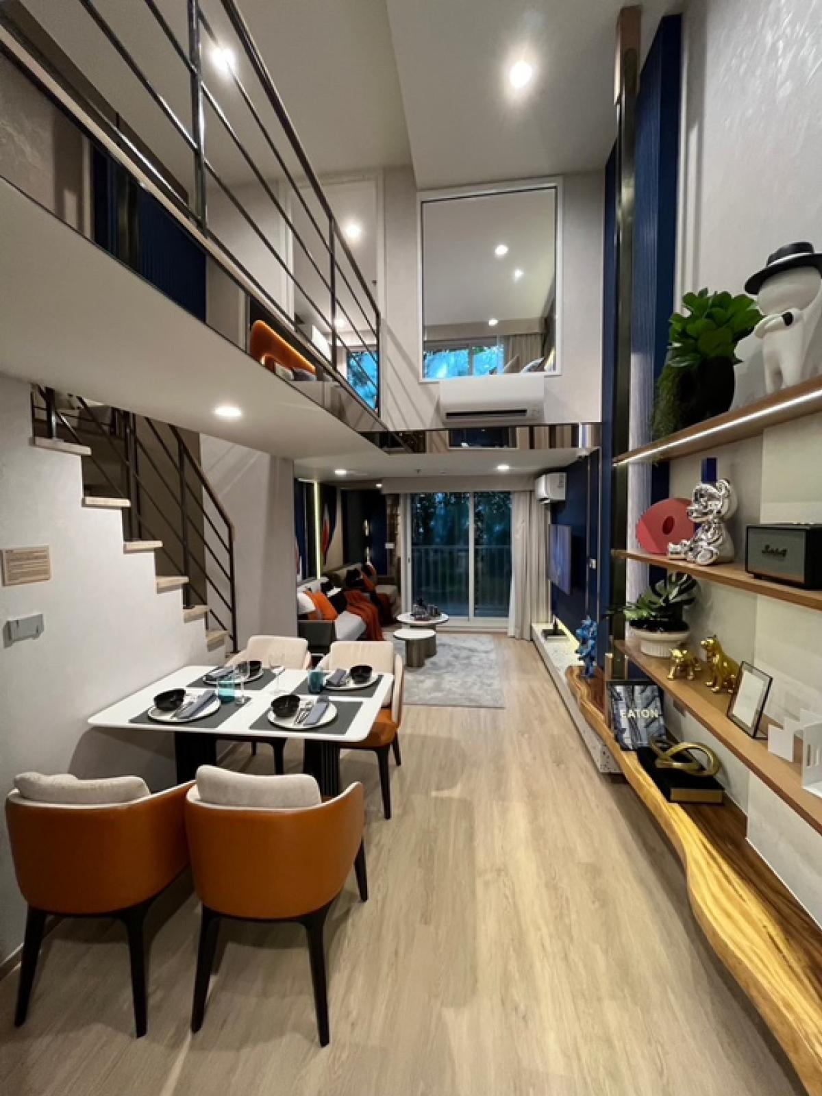 Selling cheaper than the project 1 million ❤️ Room around VIP Paragon, the most discount Culture Chula, a condo opposite Chula, 2 bedrooms, 1 bathroom, 2 floors, a total area of ​​56SQM❤️, a high -class garden view, no view, only 12,346,800 baht. Includin