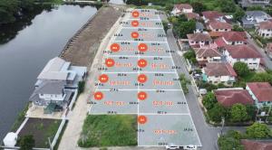 Urgent sale, small plot of land, suitable for building a house, behind Bangyai City, good location, only 12 plots, starting at 52 sq m.