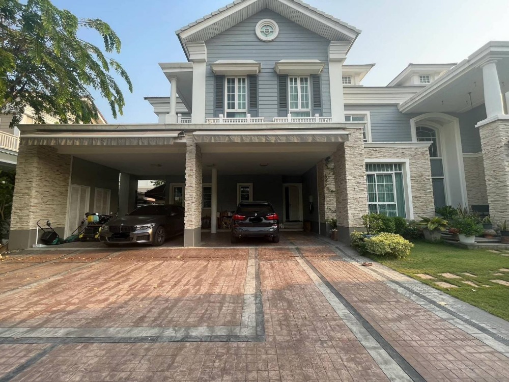 ● American luxury ● บ้านเดี่ยว 2 ชั้น 217.00 ตร.ว. | 4 ห้องนอน 8 ที่จอดรถ มีสระว่ายน้ำ | ใกล้ เมกาบางนา 11 นาที, โรงพยาบาลพริ้นซ์ สุวรรณภูมิ 11 นาที – รูปที่ 2
