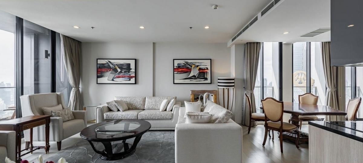 Noble Ploebchit, 2-Bedroom Penthouse for sale!!!• Penthouse • 2 Beds, and 3 Baths• 140 Sqm.• 51st Fl., Tower B• Fully furnished with appliances Selling price 65 MBContact Naya 0892021428LineID 0892021428 – รูปที่ 2