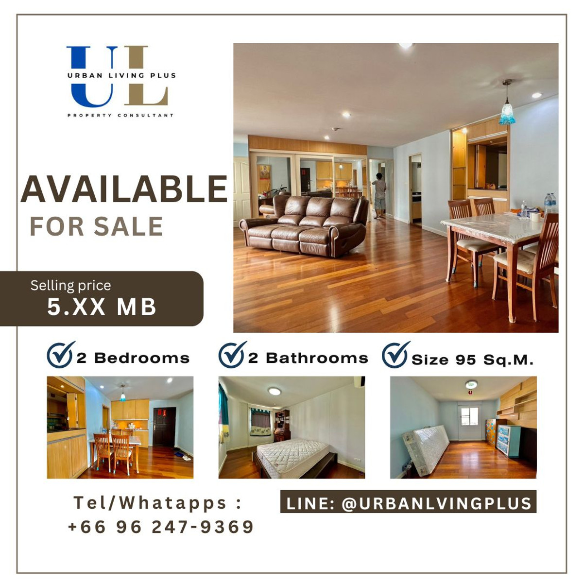 ( UL2409071 ) Tel/Line 096-2479369, ขายพร้อมอยู่ เบ็ล พาร์ค เรสซิเดนท์ , 2 ห้องนอน, 2 ห้องน้ำ, ขนาด 95 ตร.ม. Type หายาก, ราคาพิเศษ!! ✨✨ ( UL2409071 ) Tel/Line 096-2479369, ขายพร้อมอยู่ เบ็ล พาร์ค เรสซิเดนท์ , 2 ห้องนอน, 2 ห้องน้ำ, ขนาด 95 ตร.ม. Type หายาก, ราคาพิเศษ!! ✨✨