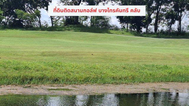 Land for sale, filled in, 373 square wa, view of the golf course and lake in the Bang Sai Country Club golf course project, Bang Phli Subdistrict, Bang Sai District, Ayutthaya Province – รูปที่ 2