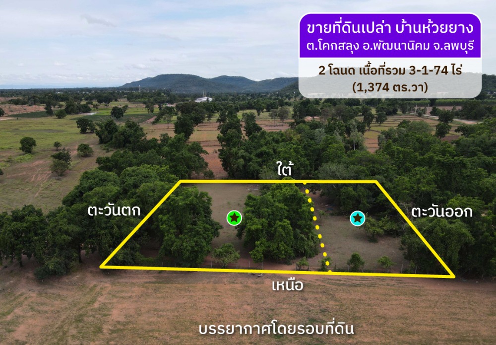 ขายที่ดินโคกสลุง ถมแล้ว บ้านห้วยยาง อ.พัฒนานิคม จ.ลพบุรี [FAS2408077] – รูปที่ 3