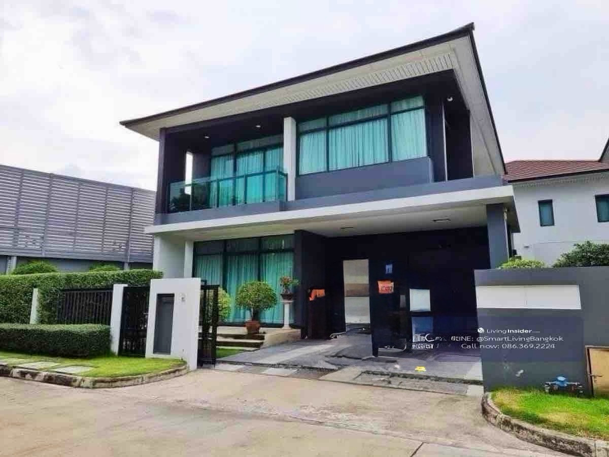 📢👇 Living in good compound and good security at Setthasiri Krungthep Kreetha 1, near Brighton College International School, Wellington College International School Setthasiri Krungthep Kreetha