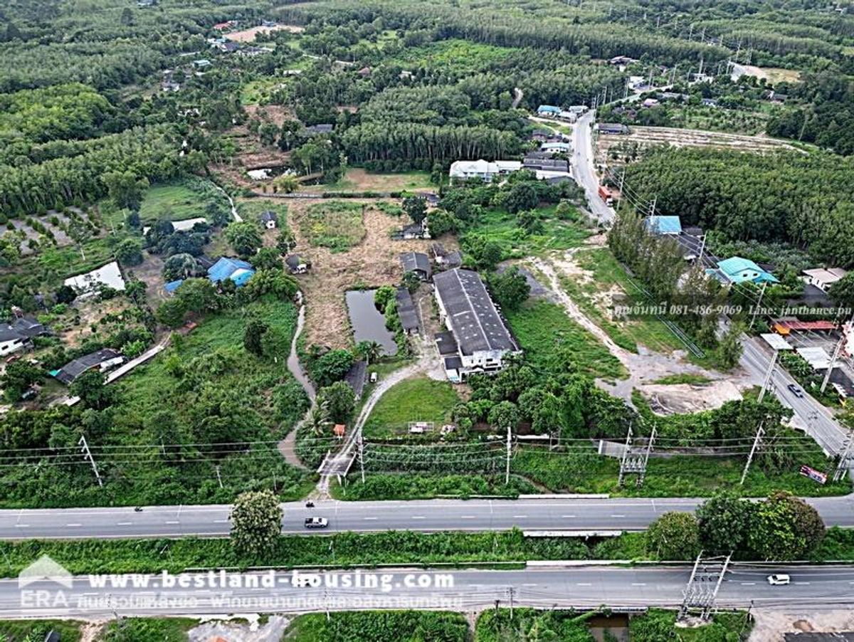 ขายที่ดินพร้อมโรงงาน(เก่า) สถานที่ตั้ง ต.แกลง อ.เมืองระยอง จ.ระยอง ที่ดินติดถนนใหญ่สุขุมวิท สาย 3 เนื้อที่ รวม 10 ไร่ 3 งาน 92 ตร.วา หน้ากว้าง ประมาณ 70 เมตร ลึก ประมาณ 188 เมตร – รูปที่ 4