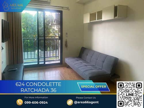 🔥 For sale!! Condo 624 Condolette Ratchada 36