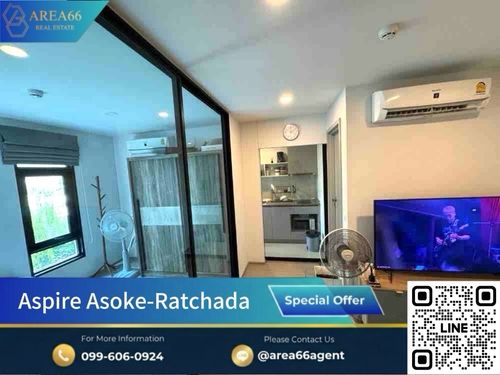 🔥 ขายด่วน!! คอนโด Aspire asoke-ratchada