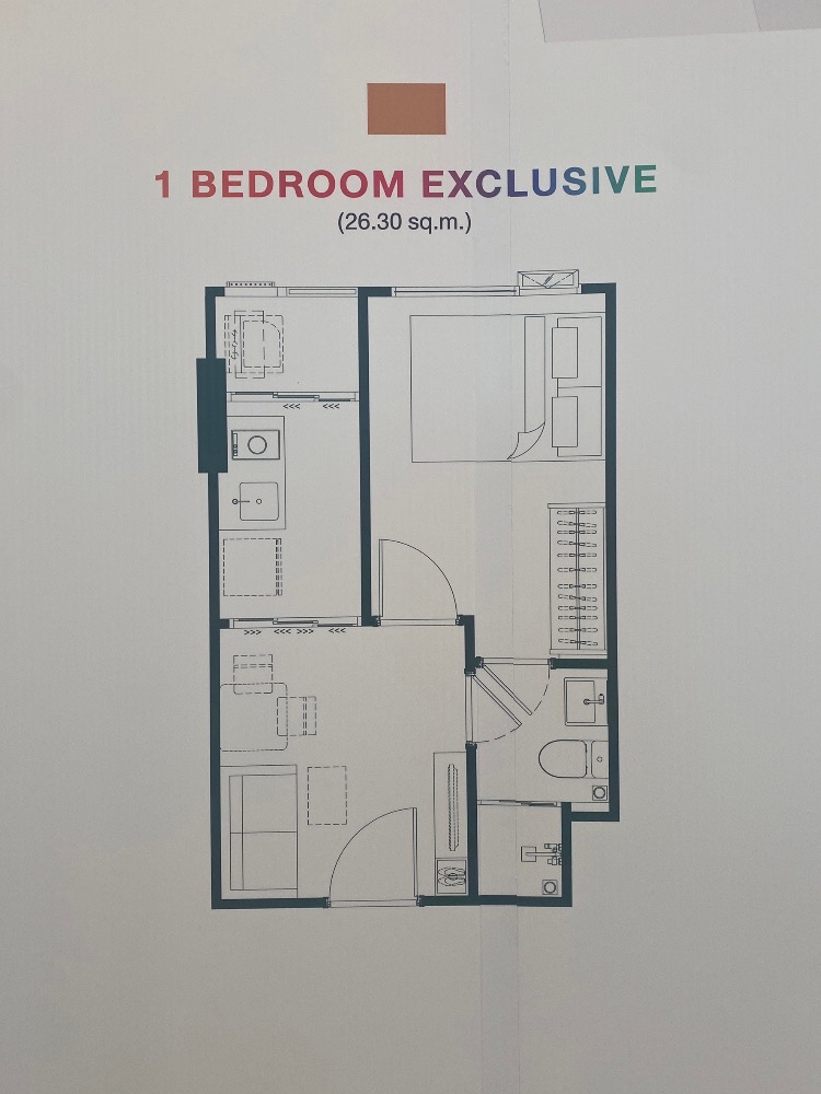 🔥 One Bed Room Exclusive ** วิวสระ Panorama 🔥 !!!! ขายใบจอง 15,000 บาท 🔥 รหัส : B0602 – รูปที่ 3