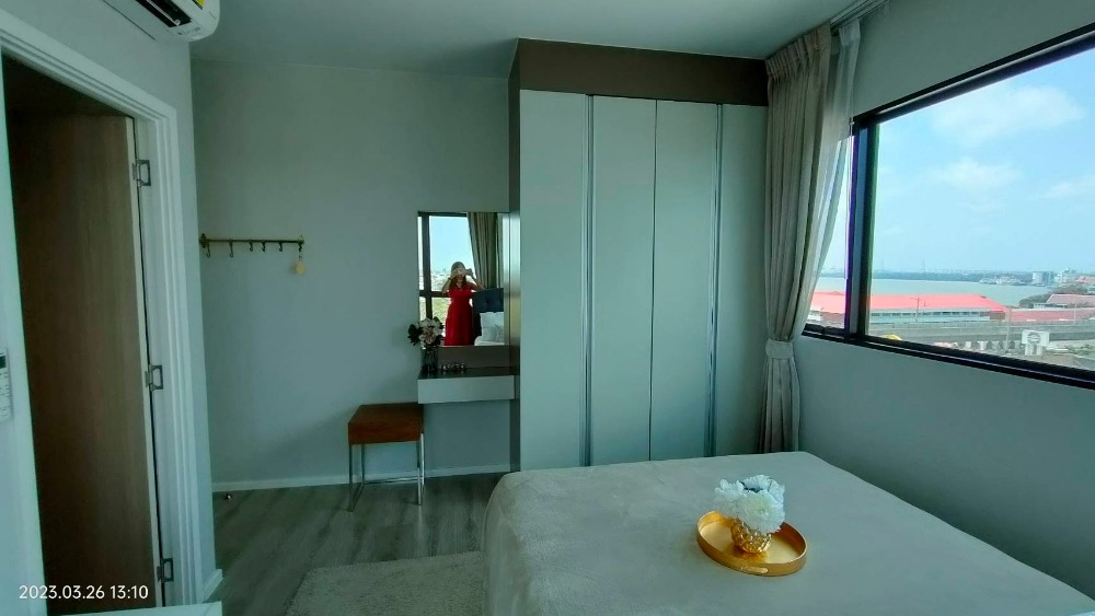✨Knightsbridge Sky River Ocean (Sukhumvit Rd.) (Knightsbridge Sky River Ocean) Urgent sale!! Large room, good location, next to BTS Naval Academy, near BTS Pak Nam – รูปที่ 4