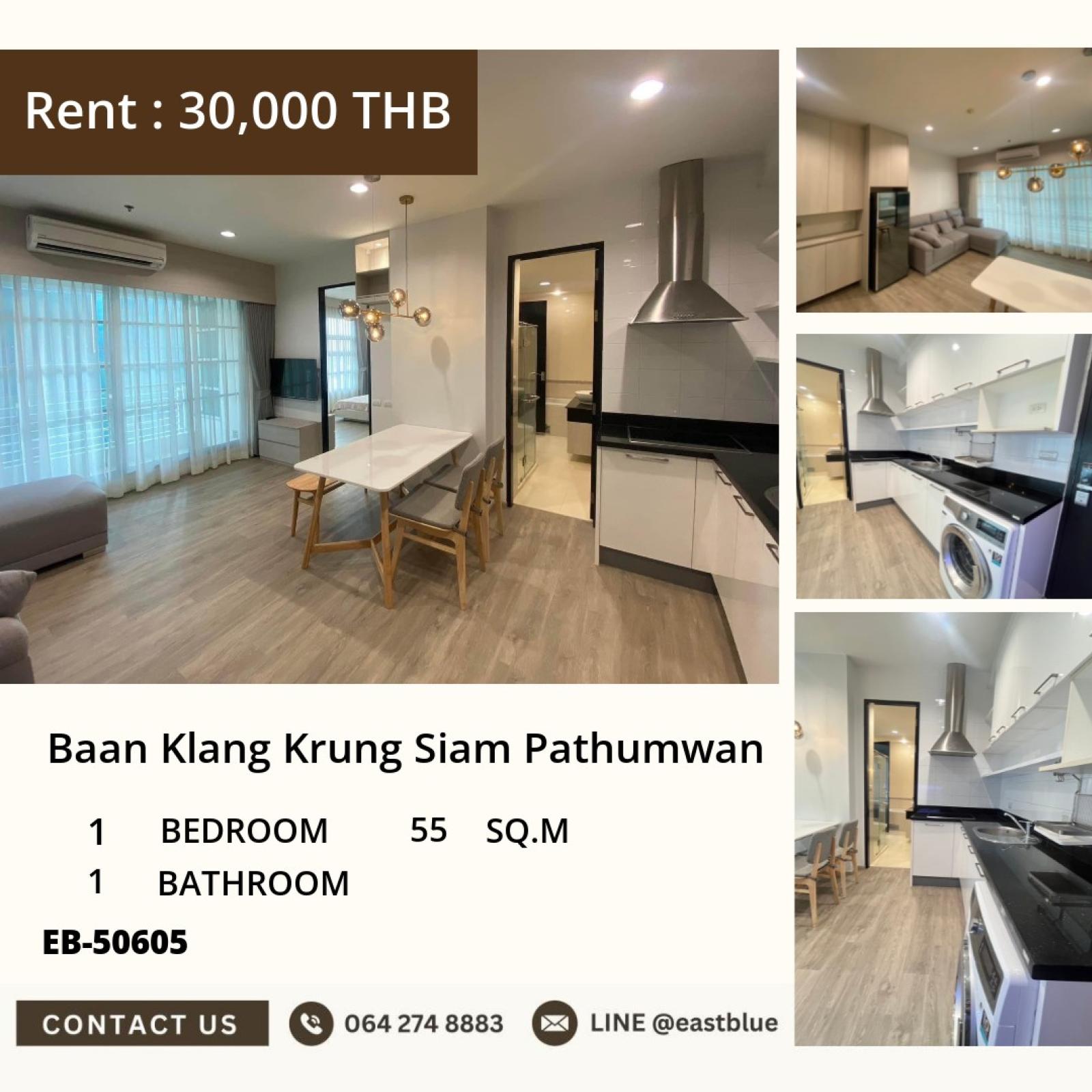 ✨ Rent a condo in the heart of Ratchathewi, 55 sq.m., ready to move in!
Close to BTS Ratchathewi, fully equipped facilities – 30,000 baht per month! 0642748883