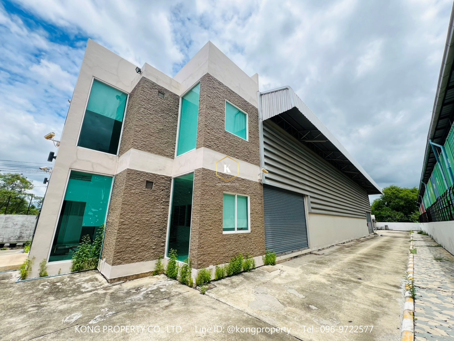 ให้เช่าโกดัง บางบัวทอง นนทบุรี  เนื้อที่ 1 ไร่ พร้อมออฟฟิศ 2 ชั้น – รูปที่ 2