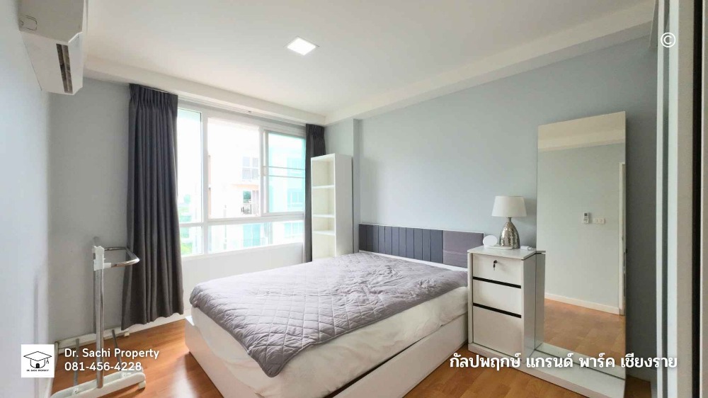 Condo for sale, Kalpapruek Grand Park Chiang Rai, Building B, 4th floor, pool view, fully furnished, ready to move in