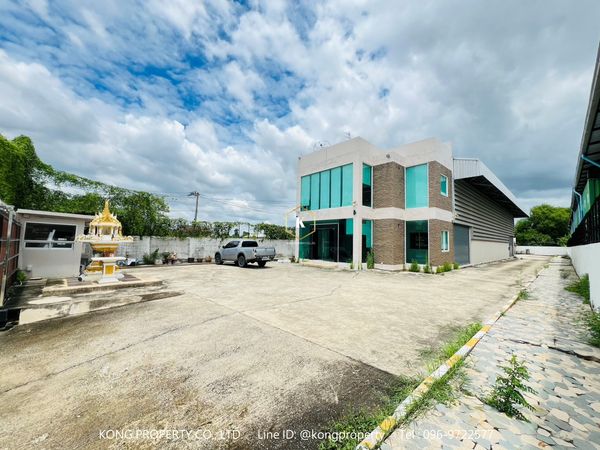 Warehouse for rent, Bang Bua Thong, Nonthaburi, area 1 rai, with 2-storey office