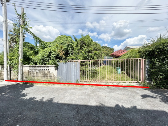 Land for sale, Khlong Lam Chiak 29, area 100 sq m, beautiful land, already filled, cheap price, near Chalong Rat Expressway, Kaset Nawamin Road, only 500 meters. – รูปที่ 2