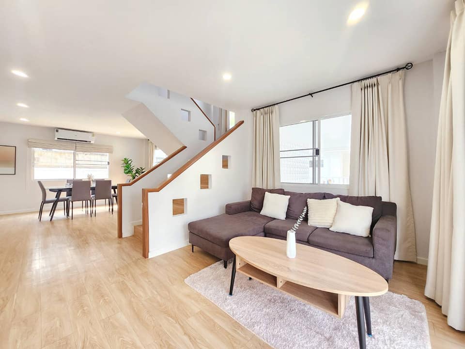 บ้านเดี่ยวสวย พื้นที่ใช้สอยรวมโรงจอดรถและพื้นที่ซักล้าง ในหมู่บ้านขวัญเวียง แม่เหียะ หางดง ใกล้ รร.นานาชาติ 8 แห่ง – รูปที่ 2