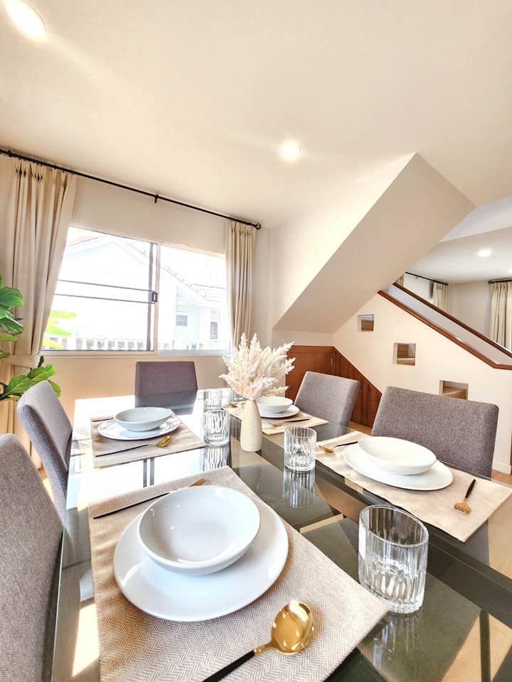 บ้านเดี่ยวสวย พื้นที่ใช้สอยรวมโรงจอดรถและพื้นที่ซักล้าง ในหมู่บ้านขวัญเวียง แม่เหียะ หางดง ใกล้ รร.นานาชาติ 8 แห่ง – รูปที่ 3