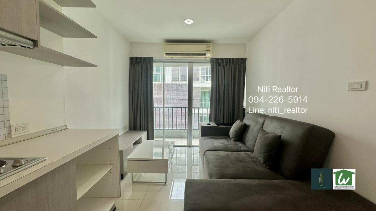 Corner room, best price in the project, fully furnished, beautiful condition, never rented out, Whizdom @Punnawithi Station (Sukhumvit 64)