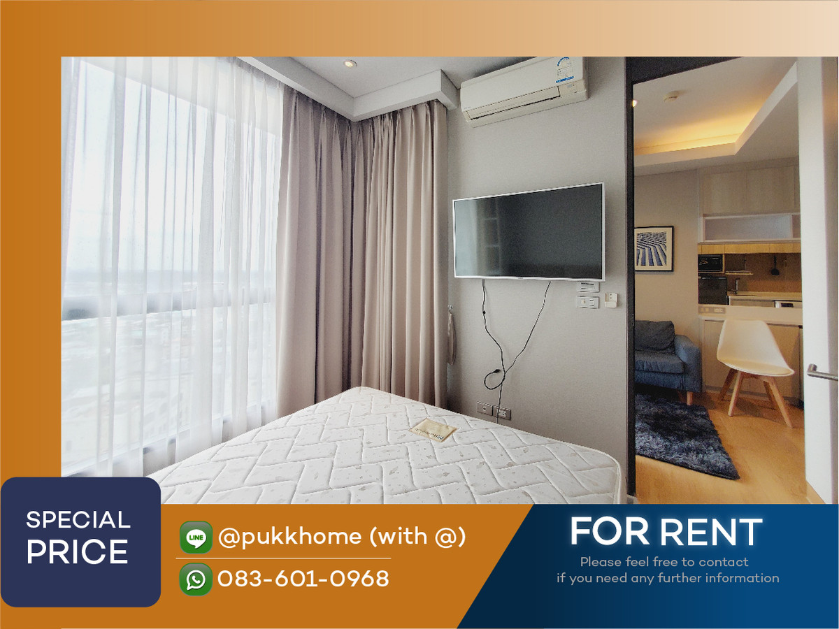 The Lumpini 24. 1 BED High floor ✨ Fully furnished📞 Line : @pukkhome (with @)