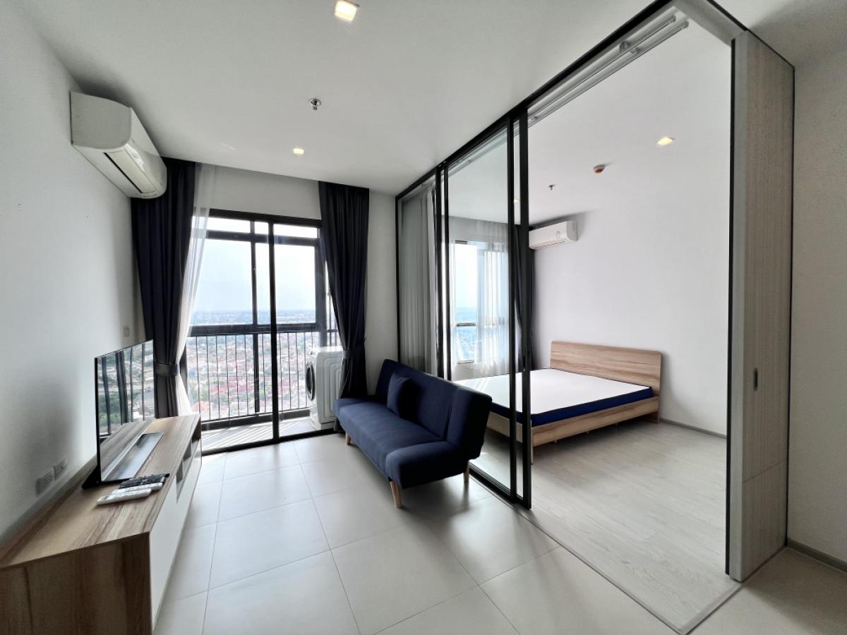 For rent‼️Condo Grow Rattanathibet near MRT Sai Ma, 22nd floor, size 35 square meters, 1 bedroom, 1 bathroom‼️Fully furnished with electrical appliances‼️The room door is a digital door lock. For rent‼️Condo Grow Rattanathibet near MRT Sai Ma, 22nd floor, size 35 square meters, 1 bedroom, 1 bathroom‼️Fully furnished with electrical appliances‼️The room door is a digital door lock.