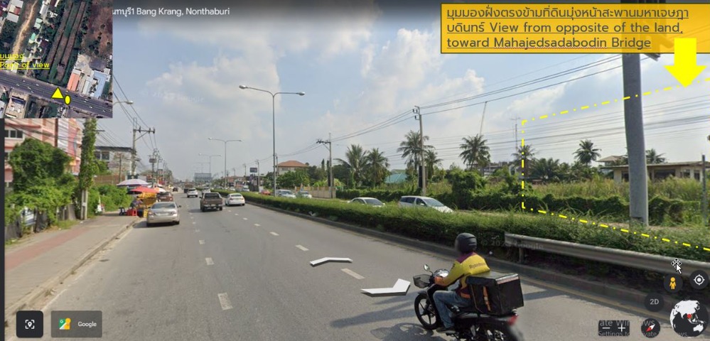 #ที่ดินสวย 4ไร่2งาน22ตรว. ทำเลดีมาก ใกล้ราชพฤกษ์ ติดถนนใหญ่  – รูปที่ 3