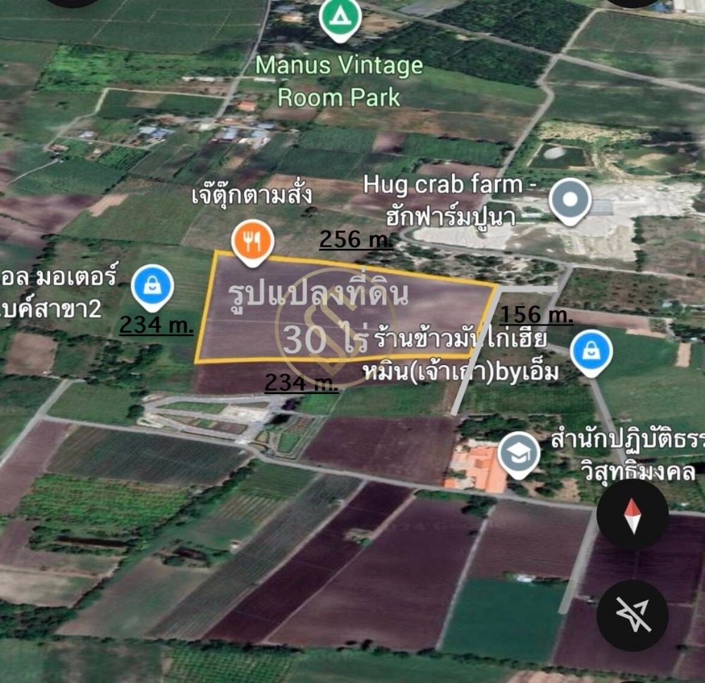 Land for sale, mountain view, Suphan Buri, 30 rai, red garuda, mortgage-free, land located at: Don Kha Subdistrict, U Thong District, Suphan Buri Province Land for sale, mountain view, Suphan Buri, 30 rai, red garuda, mortgage-free, land located at: Don Kha Subdistrict, U Thong District, Suphan Buri Province