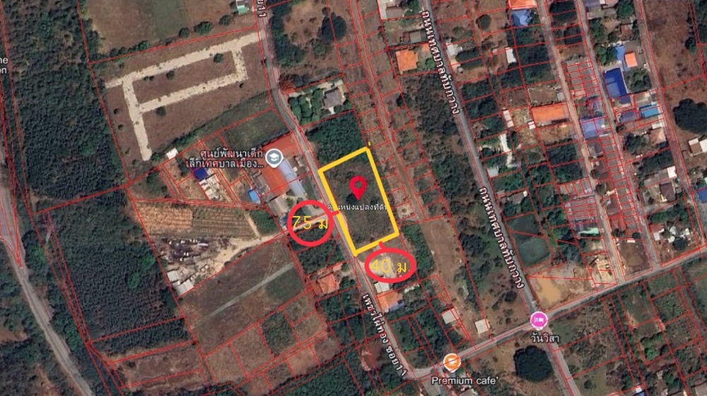 Beautiful land plot for sale, Thap Kwang, almost 2 rai, near SCG cement factory and 600 meters from Mittraphap Road, size 75*40 meters. – รูปที่ 2