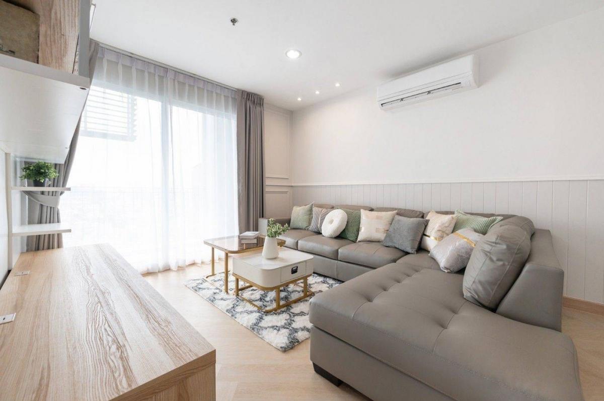 🏠2 bedroom condo in the heart of Ratchada, high floor, million-dollar view📌Diamond Ratchada