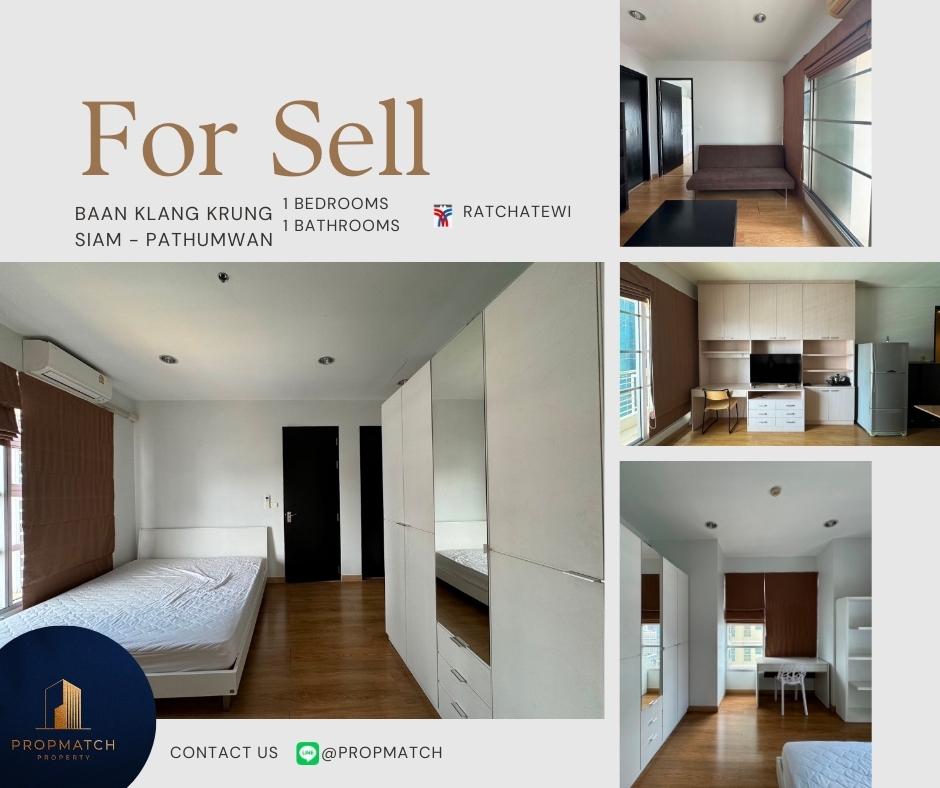 🫰🏻The largest room, the cheapest price🫰🏻Baan Klangkung Siam-Pathumwan (1 bedroom, 48 sq m.) High floor, good view, price only 5.69 million baht. Tel.0981315848 @propmatch 🫰🏻The largest room, the cheapest price🫰🏻Baan Klangkung Siam-Pathumwan (1 bedroom, 48 sq m.) High floor, good view, price only 5.69 million baht. Tel.0981315848 @propmatch