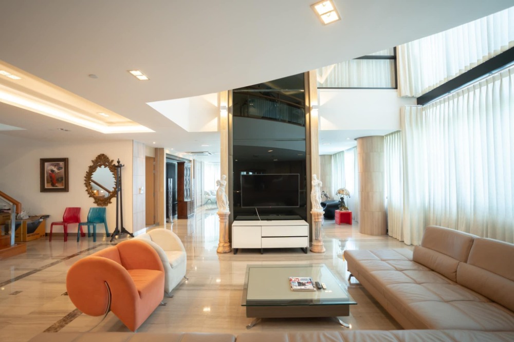 ❖ Penthouse Duplex ❖ 40+ floors 539.00 sq.m. | 4 bedrooms 6 bathrooms | near INT-Intersect 3 mins, Central Rama 3 9 mins, Terminal 21 Rama 3 9 mins