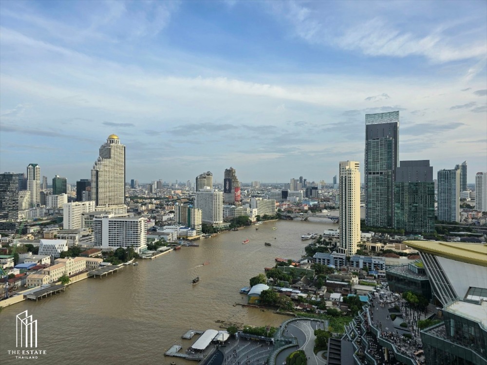 For sale The Residences at Mandarin Oriental, beautifully decorated room, ready to move in, ICONSIAM view, river view and city view 128.05 sq.m. 2 bedroom @85 MB – รูปที่ 3