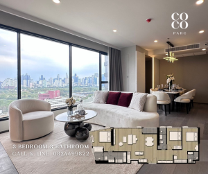 Luxury condo in Rama4 road close MRT 0 m. / 3 Bedroom (109.56 Sq.m) with the special service from Dusit Thani (5-star hotel)